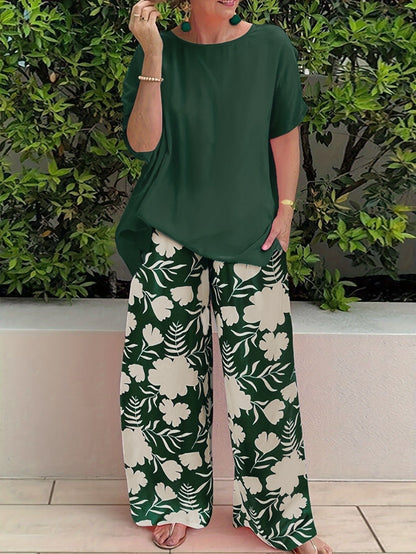 Bonnie - Completo floreale elegante per stile e comfort
