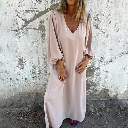 Ella | Abito Boho Lungo Con Tasche