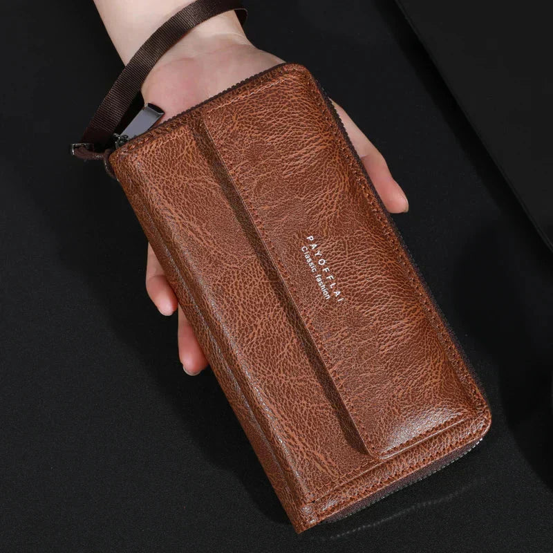 Briony | Clutch con zip di PU multifunzionale