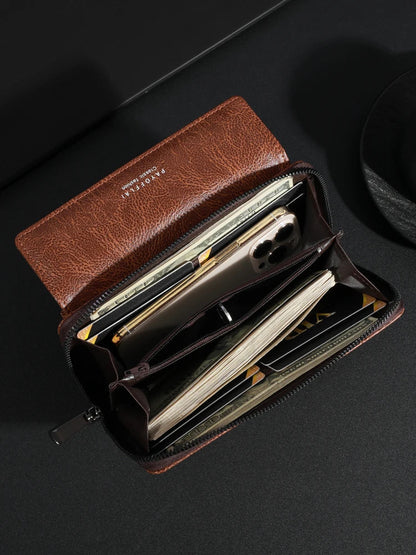 Briony | Clutch con zip di PU multifunzionale