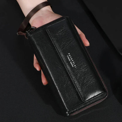 Briony | Clutch con zip di PU multifunzionale