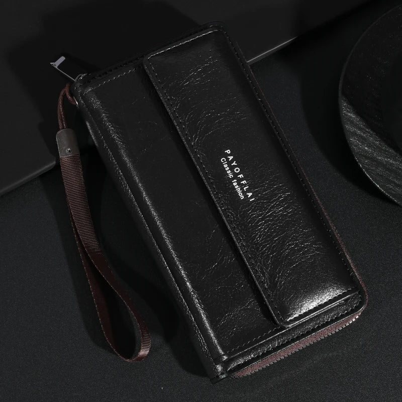 Briony | Clutch con zip di PU multifunzionale