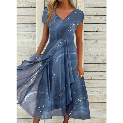 Naomi | Abito Midi con scollo a V
