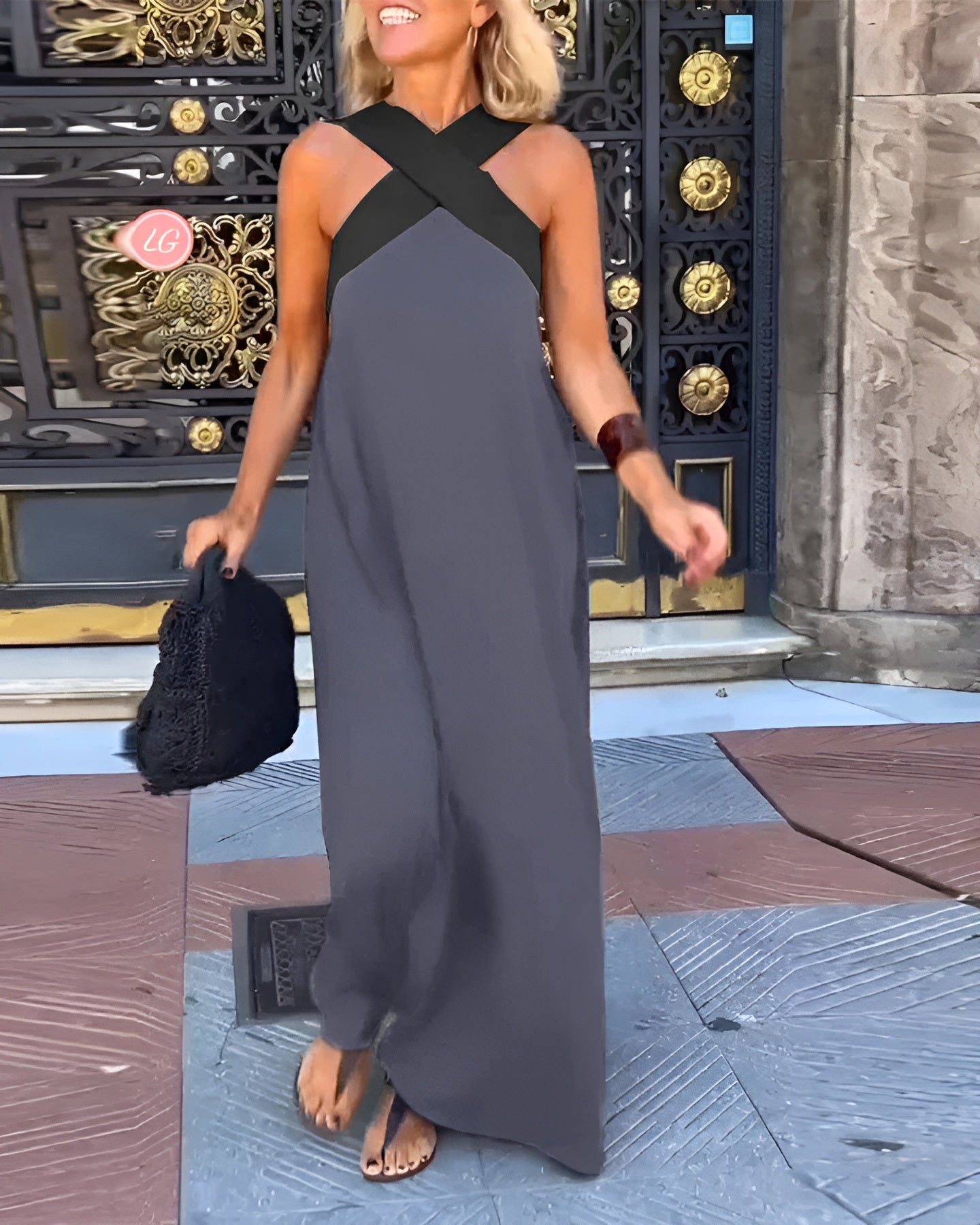 Joséphine | Abito midi Cruzado