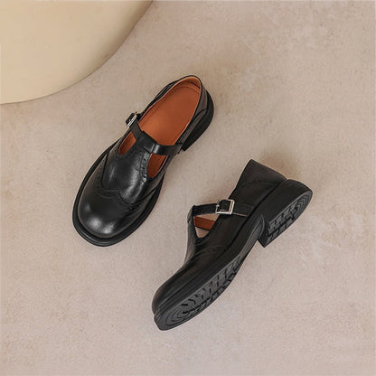 Mattea | Eleganti Mary Janes di Pelle