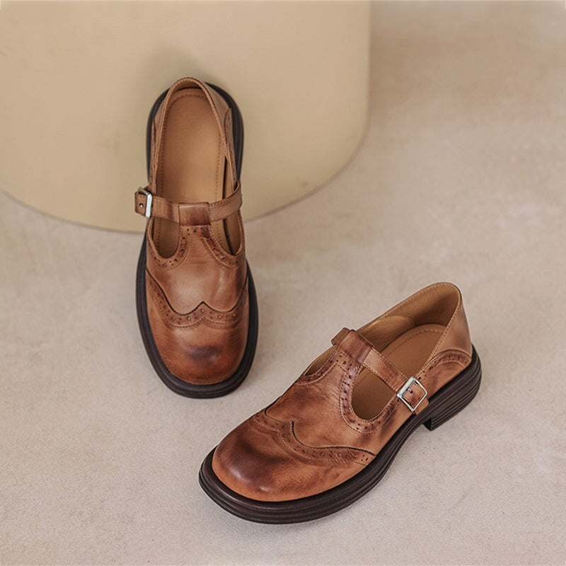 Mattea | Eleganti Mary Janes di Pelle
