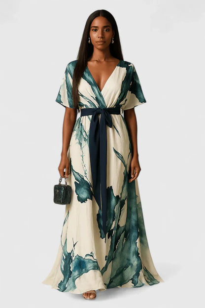 CHEYENNE – ABITO MAXI AVVOLGENTE ELEGANTE