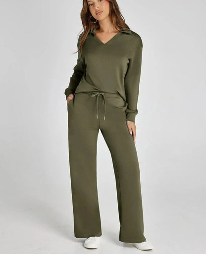 Dora | Set Casual a maniche lunghe di Due pezzi