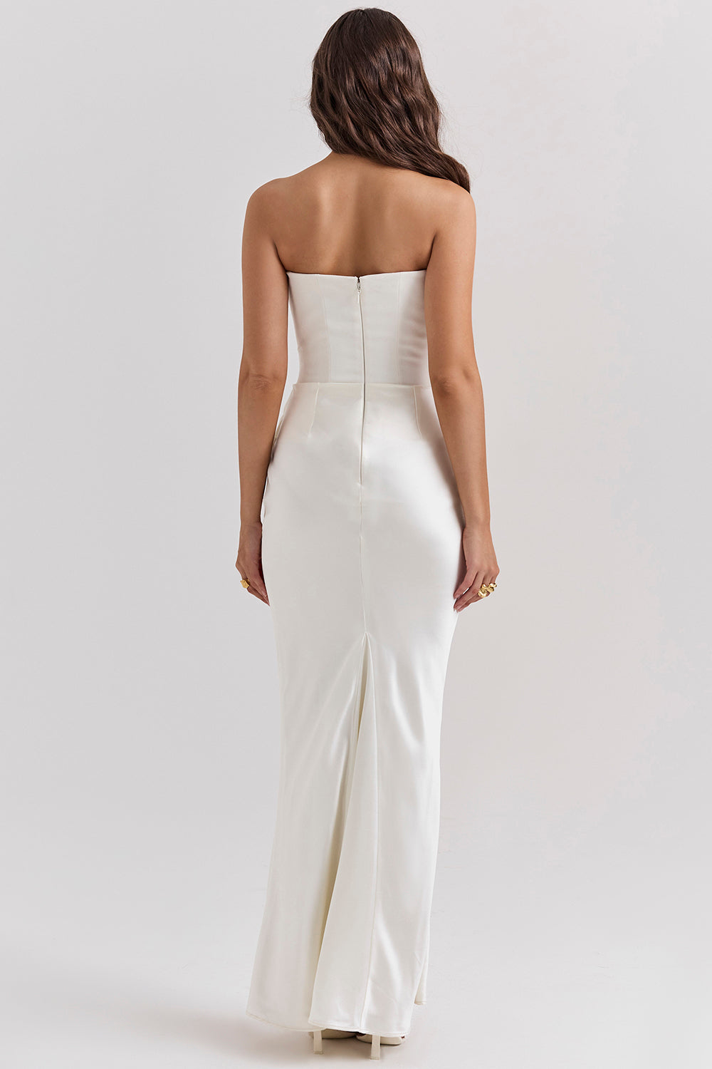 Paloma - Elegante Abito maxi Senza maniche di Satin