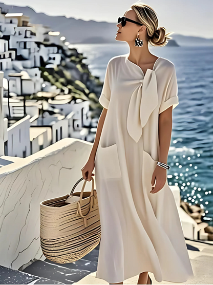 Ella | Abito elegante con Tasche di Spiaggia