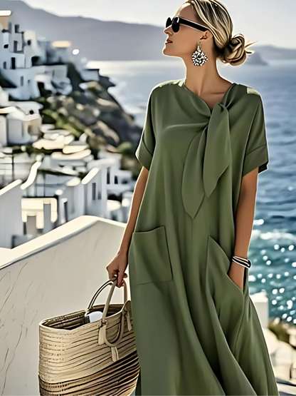 Ella | Abito elegante con Tasche di Spiaggia