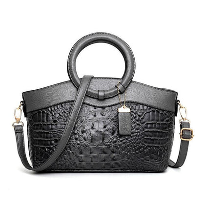 Oriana - Borsa di Coccodrillo con Gradiente Retrò