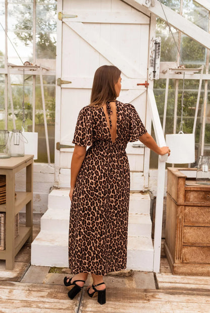 STELLA™ | L'ABITO MAXI DI LEOPARDATO