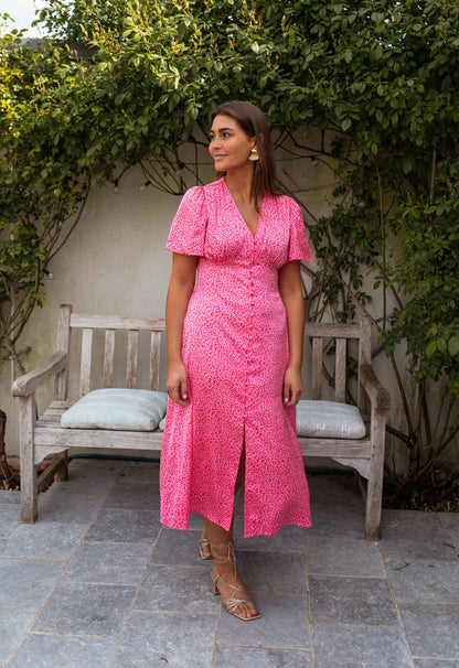 Rosanna™ | L'Abito Midi Leopardato
