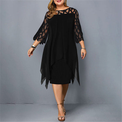 Kirsty | Elegante Abito Midi Taglia Grande da donna Modernas