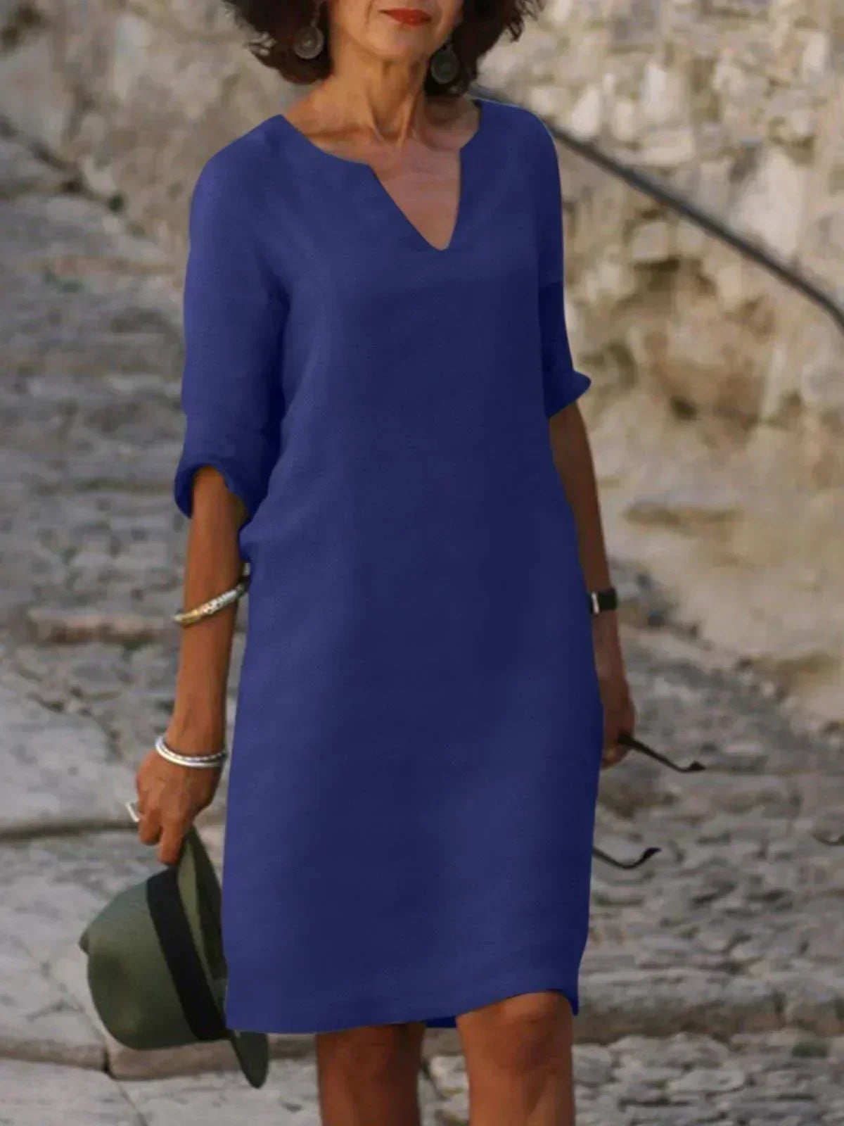 Josette | Abito elegante con scollo a V