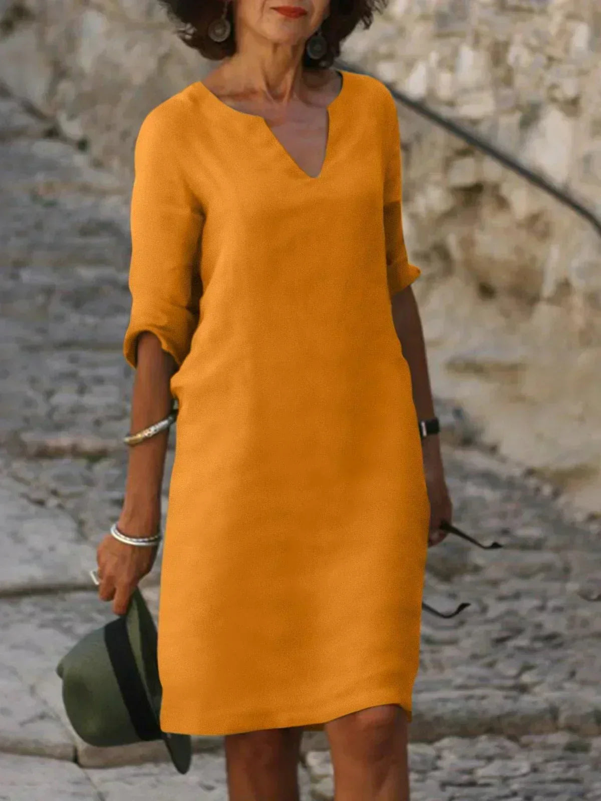 Josette | Abito elegante con scollo a V