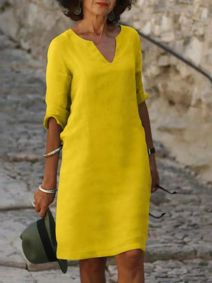 Josette | Abito elegante con scollo a V