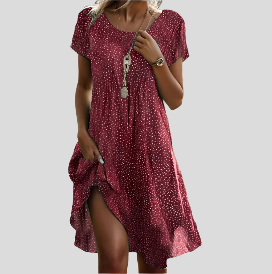 Liora | Abito Estivo Boho con Dettagli Románticos