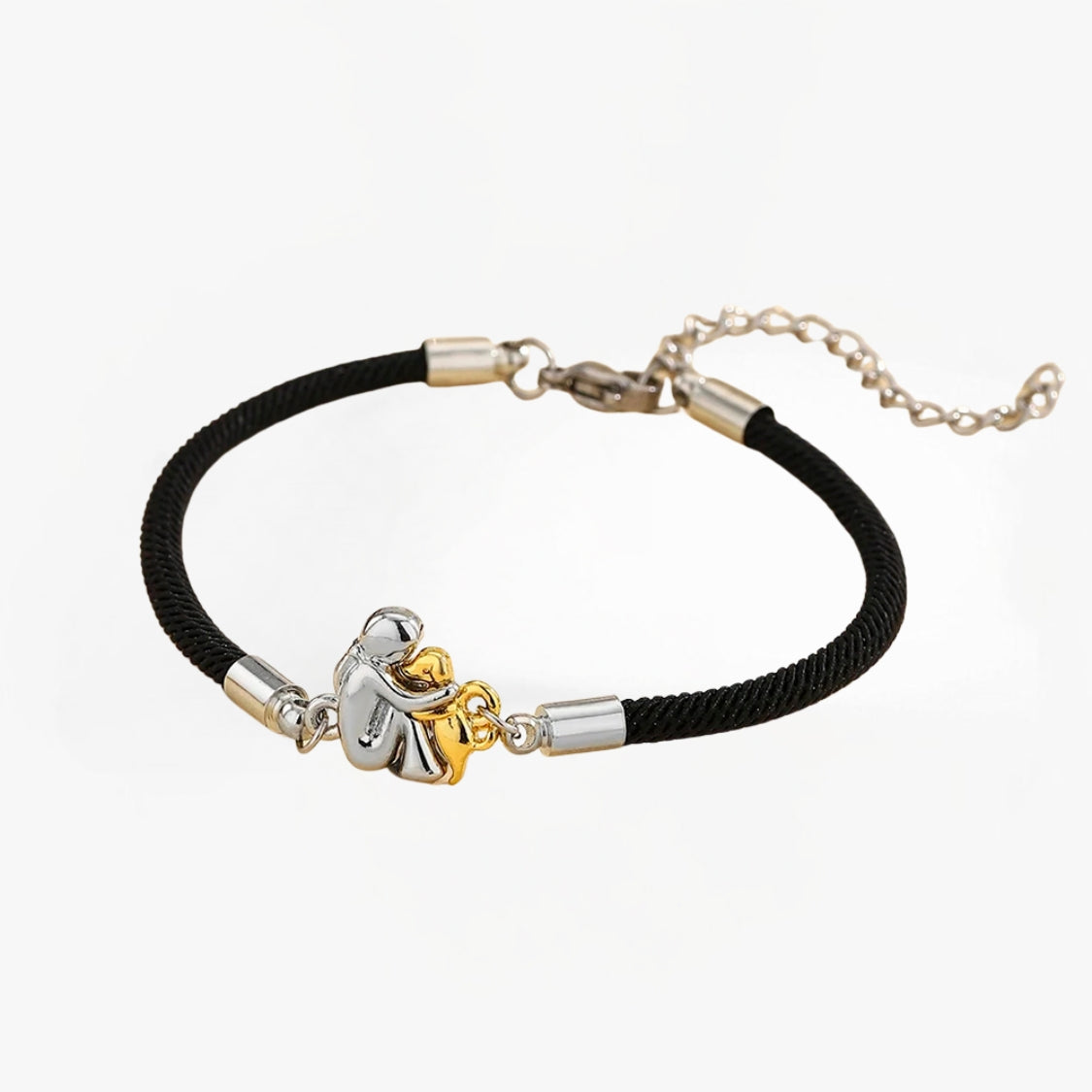 Elisa - Bracciale con cordoncino e icona cane