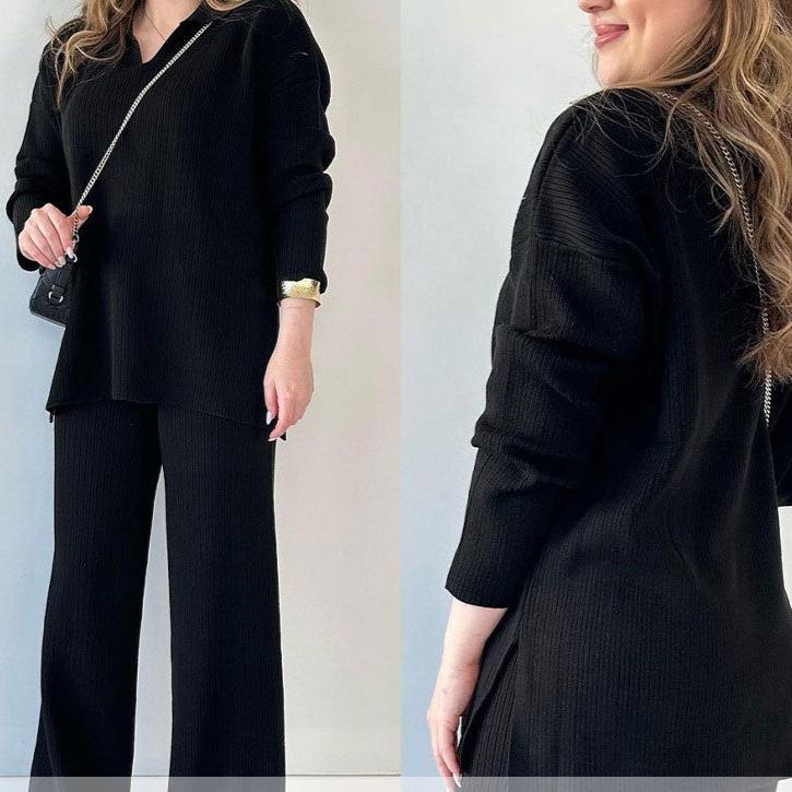 Erin - Set Casual due pezzi con Scollo a V