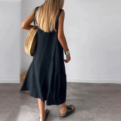 Noemi | Abito Casual Senza maniche con tasche
