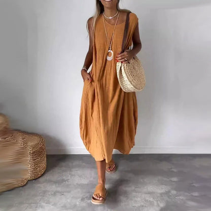 Noemi | Abito Casual Senza maniche con tasche