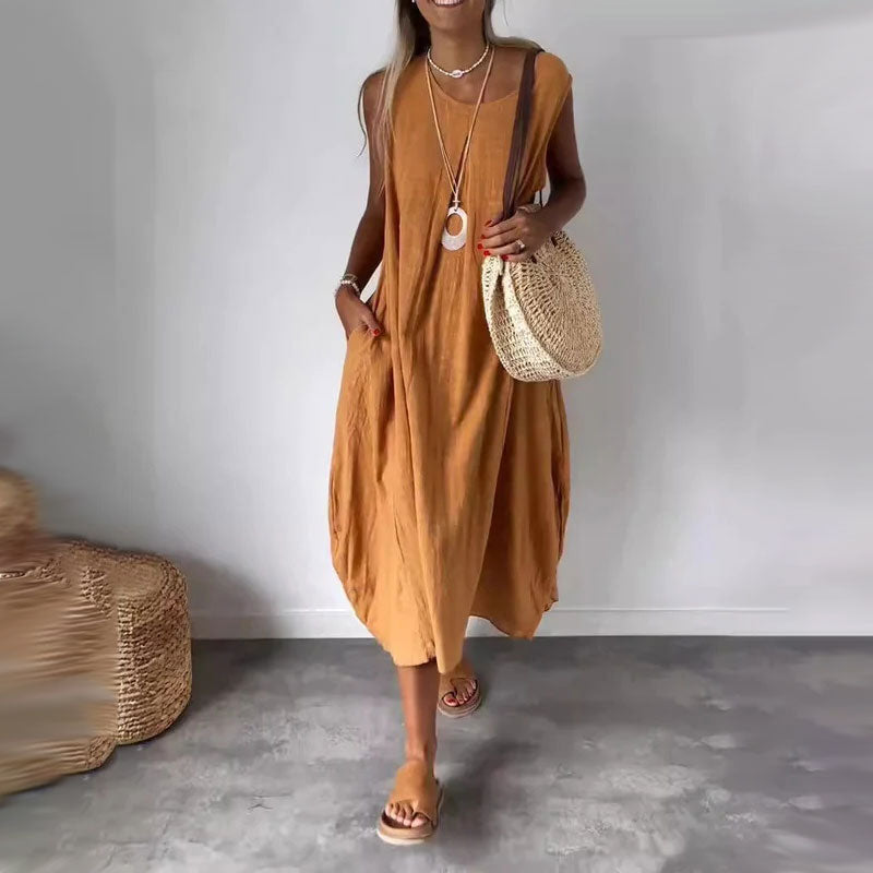 Esme - Abito Midi Senza maniche