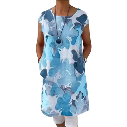 NORA – ABITO TÚNICA CON FIORI AÉREAS