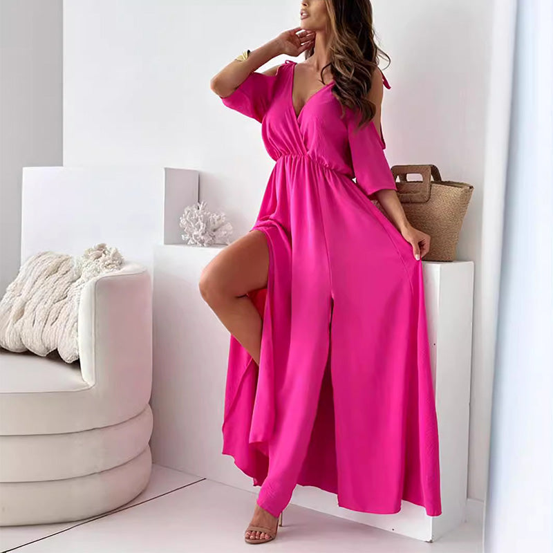 Sienna | Abito elegante con Spacco laterale