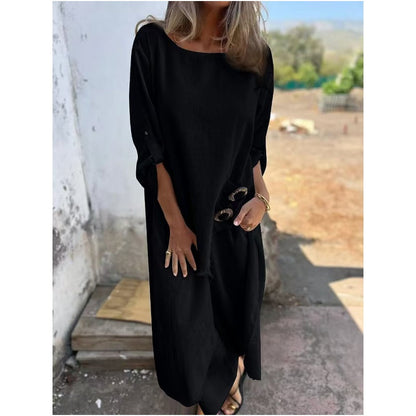 Everly – Elegante Completo due pezzi in cotone e lino