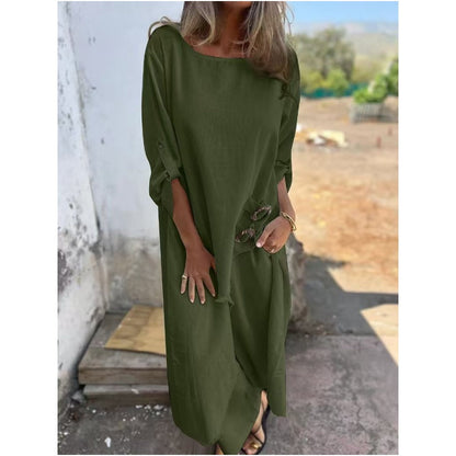 Everly – Elegante Completo due pezzi in cotone e lino