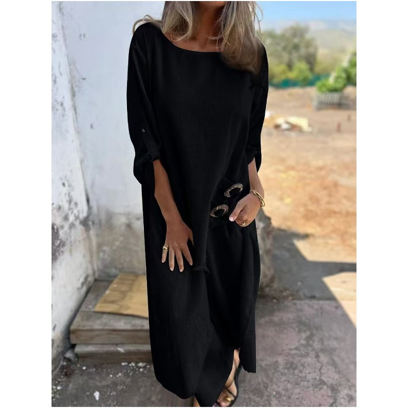 HEATHER – ABITO MAXI RILASSATO E OVERSIZED