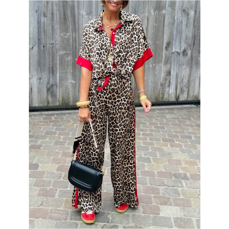 COLLINS – SET OUTFIT LEOPARDO LUSSUOSO