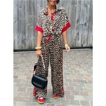 COLLINS – SET DI ABBIGLIAMENTO DI LEOPARDO DI LUSSO