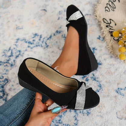 Lavanda - Eleganti Ballerine con Zeppa