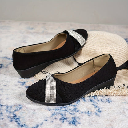 Lavanda - Eleganti Ballerine con Zeppa