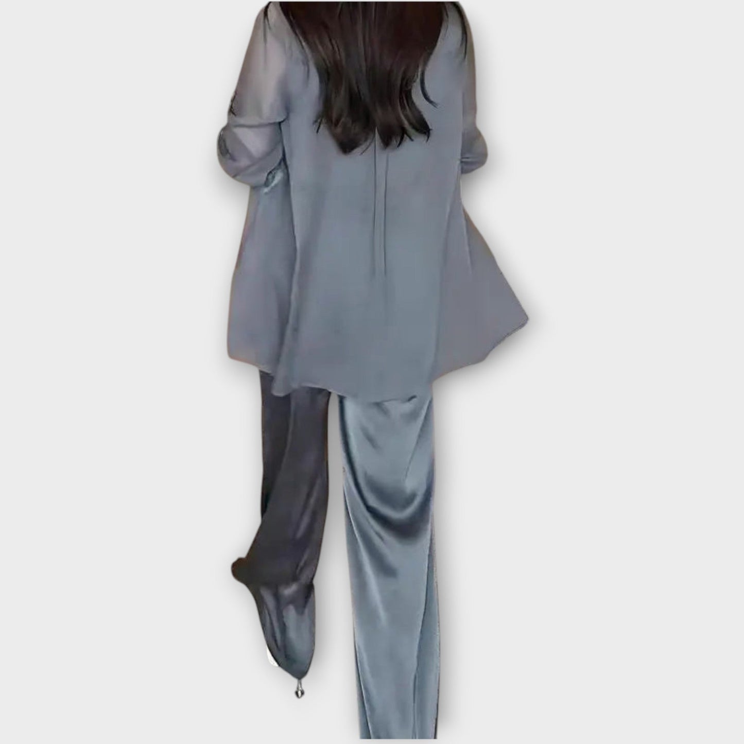 Set Elegante di Tre Pezzi con Vestibilità rilassata