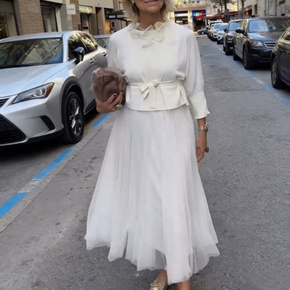 Completo coordinato donna 2 Piezas: Abito e Top di Manica lunga