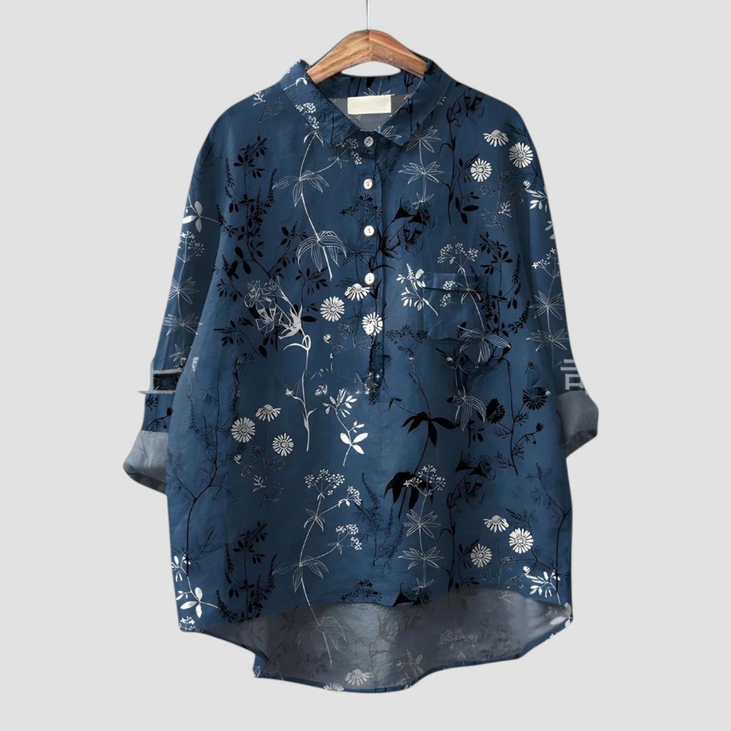 Serenya™ | 2025 – Blusa Floreale Draped