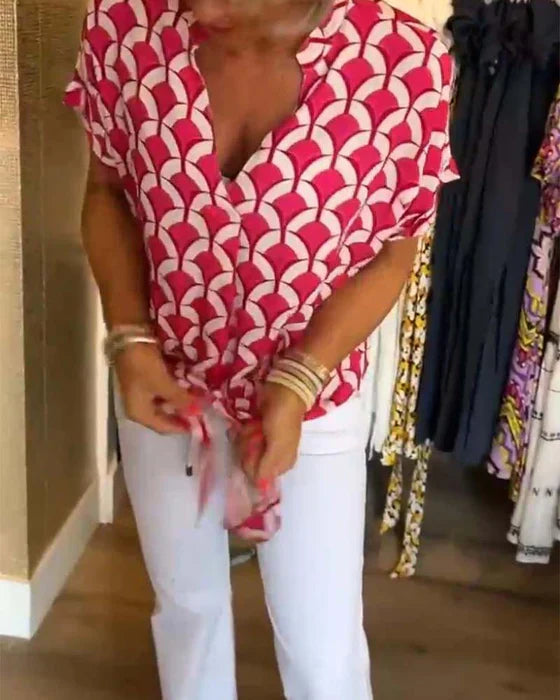 BLUSA STAMPATA STILOSA SOLVEIG