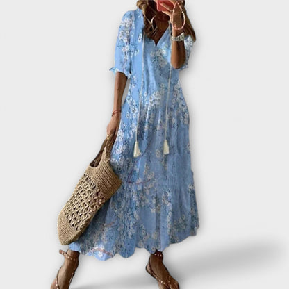 Helga | Abito maxi Boho Elegante