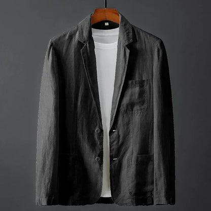 Aiden – Blazer Elegante di Lino Premium