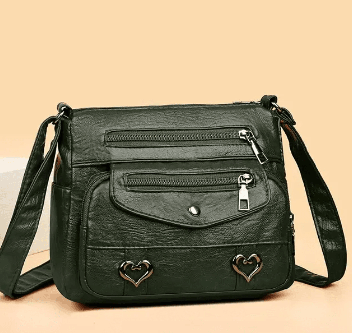 Lux | Borsa a Tracolla alla Moda con Dettaglio a Cuore