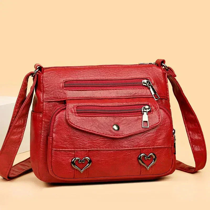 Lux | Borsa a Tracolla alla Moda con Dettaglio a Cuore