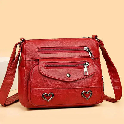 Lux | Borsa a Tracolla alla Moda con Dettaglio a Cuore
