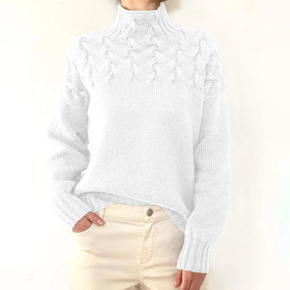 Elena | Maglione a collo alto in lana
