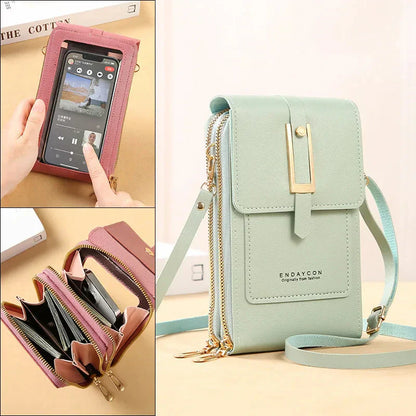 Afton | Borsa a Spalla per Cellulare con Schermo Touch