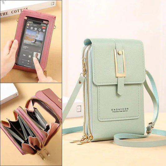 Afton | Borsa a Spalla per Cellulare con Schermo Touch