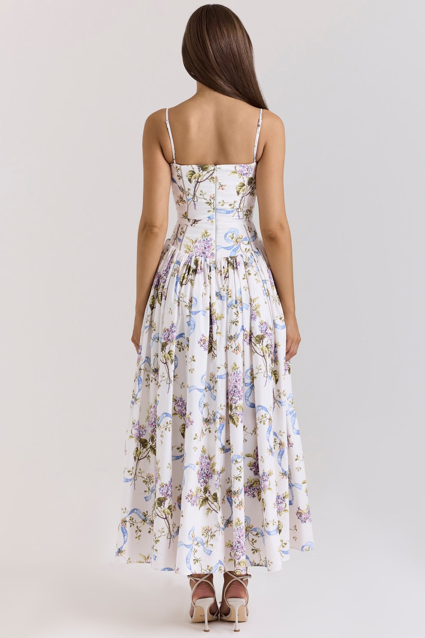 Kessara - Elegante Abito Maxi di Estate con Spalline Espagueti
